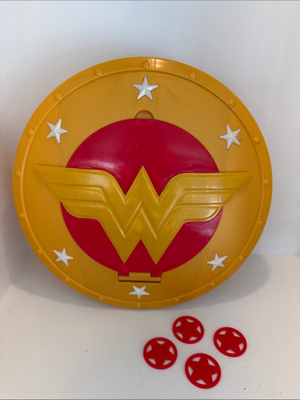 DC Comics Wonder Woman Shield Wall Art - Yellow, Red, White